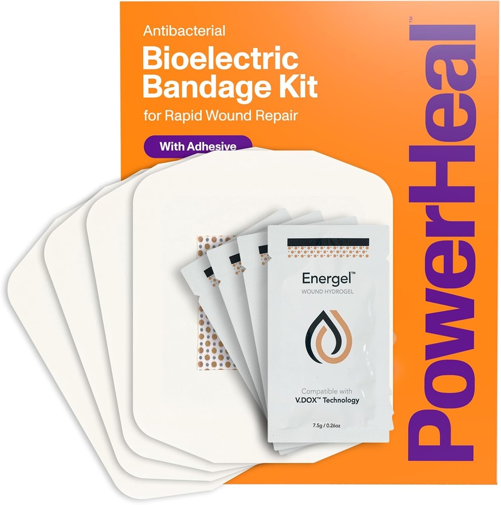 PowerHeal Bio Electric Bandage Kit for Wound Care & Fast Healing 