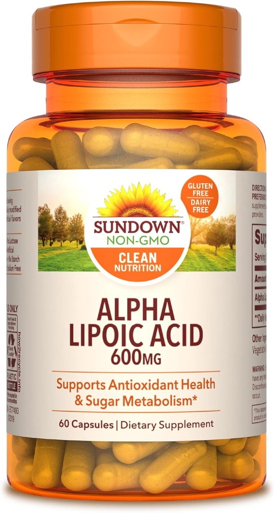 Sundown Alpha Kyselina lipová 600mgm, 60 Počet