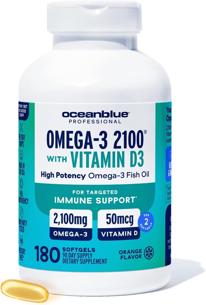 Oceanblue Professional Rybí olej s vitamínom D3 