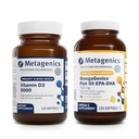 Metagenics Bundle - D3 5000 & EPA-DHA 720-120 Softgels of D3 5000 for Immune Support, Bone & Heart Health* - 120 Softgels of EPA-DHA 720 for Heart, Muskuloskeletal & Immune System Health