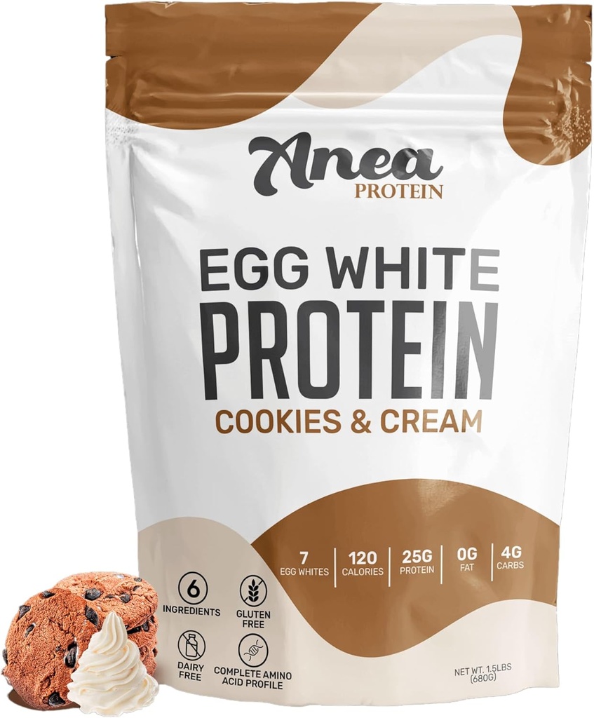 Anea Egg White Protein Powder 25g Protein 