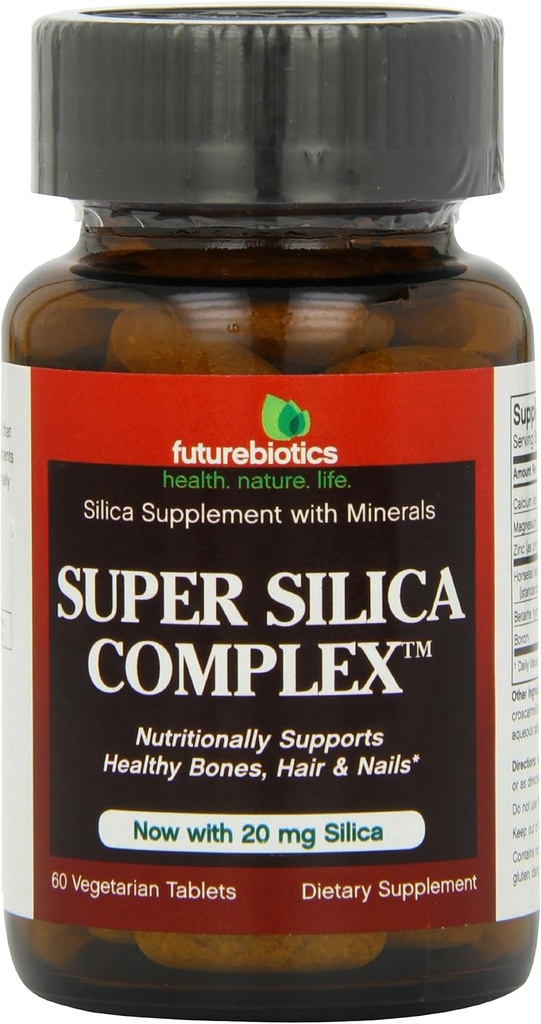 Futurebiotiká Super Silica Complex, Veg-Tablets, 60-Count (Pack of 2)