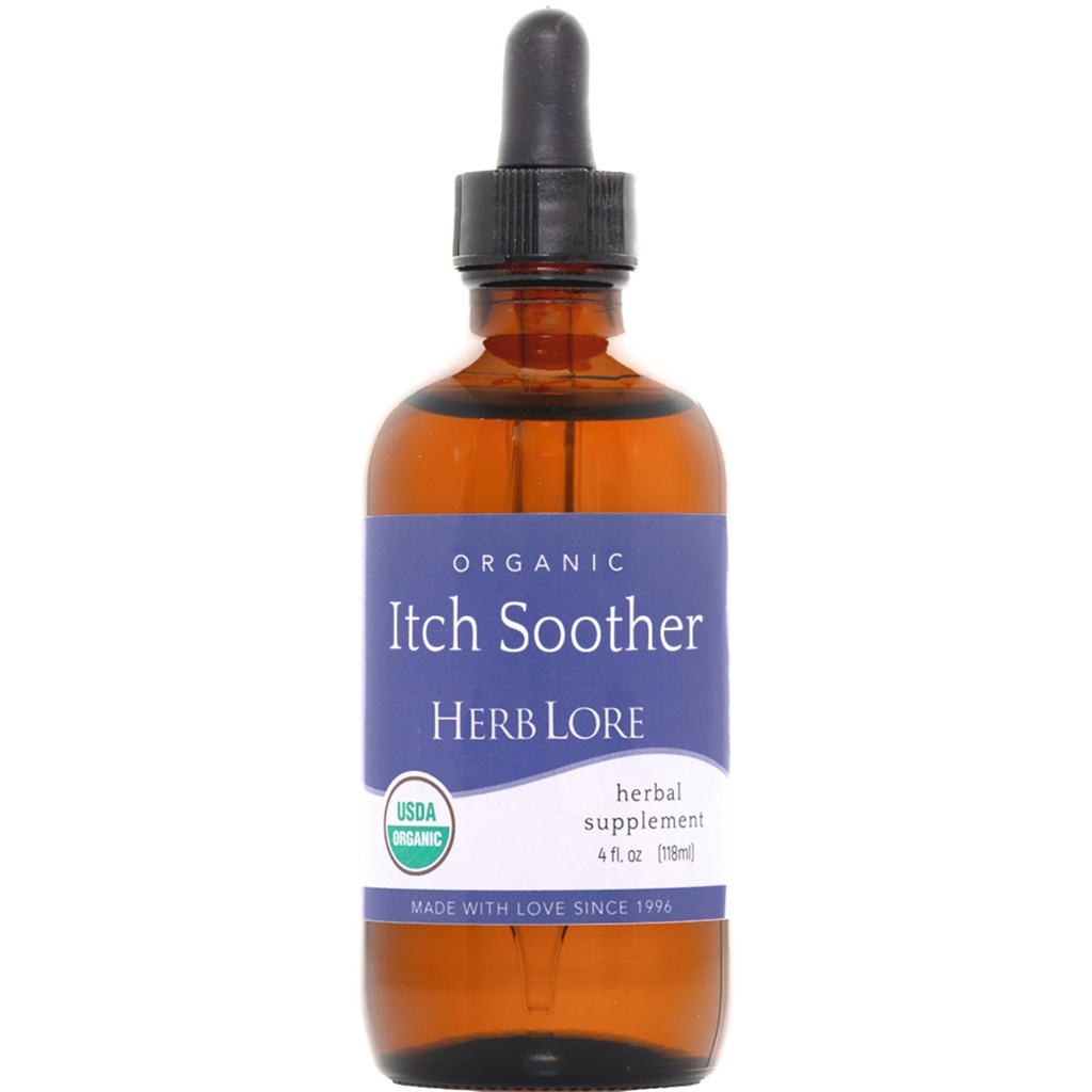 Herb Lore Organic svrbenie Sother Tinture - upokojuje svrbenie Tehotenstvo Koža a vyrážka, tekuté mlieko bodliak, púpava a žltá dok Pečeň podpora doplnok kvapky (4 fl oz)