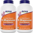 TERAZ Potraviny Pure, Organic D-Mannose 10 oz Powder (Pack of 2) - Čistenie močového mechúra a močového traktu Tract Health Supplement - Non-GMO - Vegan Friendly - 2000mg / 2 Grams per Serving