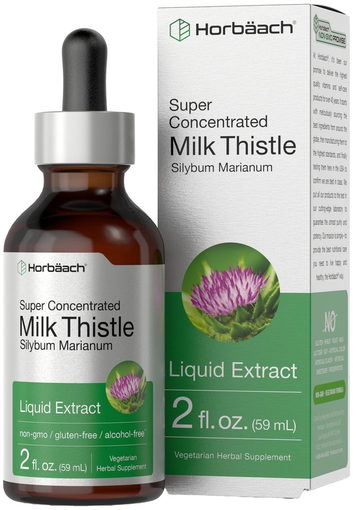 Horbäach Milk Thistle Extract Liquid 2 fl oz 