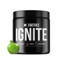 Xwerks Ignite Green Apple Pre Cvičenie Powder, Natural Keto Pre Cvičenie pre ženy a mužov s výbušnou energiou, Gluten Free Blend pre vytrvalosť a vytrvalosť, 150 mg kofeín, 30 Servings