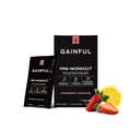 Víťazný pre cvičenie prášok s prírodným kofeínom & L Theanine pre energiu a zaostrenie, L Citrulín a Beta Alanyne pre vytrvalosť, BCAA pre svalovú obnovu, Vegan, Jahodová citróna, 10 Ct