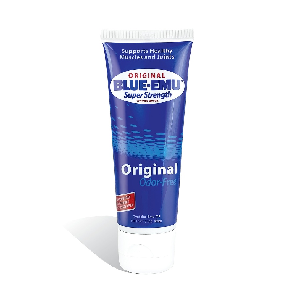 BLUE-EMU Original Super Strength Cream, Upokojujúce svalovej a kĺbovej podpory, 3 Oz