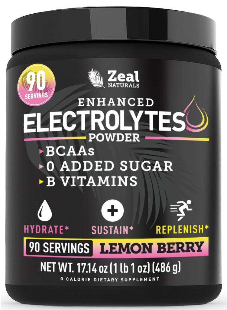 Zeal Electrolyte Powder - 90 Servíruje 