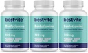 Benfotiamín 300 mg (180 Vegetariánske kapsuly) (60x3) Žiadne stearáty - Bez oxidu kremičitého - Vegan - Non GMO - bez lepidla