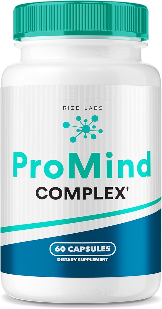 Rize laboratória ProMind Complex Supplement,Organic Memory Supporting Formula pre posilnenie mozgu používa na zvýšenie pamäte (60 Kapsule)