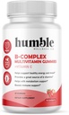 B-komplexné multivitamínové Gummy + vitamín C: vitamín B12, B7, B6, B3, B5, B9. Podpora Energia a nálada, Podpora metabolizmu, Imunitná podpora, Gluten bez, Non GMO, Vegan, 30 Slúži