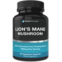 Organické Lions Mane Mushrom Capsulas - 1800mg Lion's Mane Mushrom Supplement Grown in USA - Noottropic Brain Supplement and Immune Support - Lions Mane Extract Powder - 90 Veggie Caps