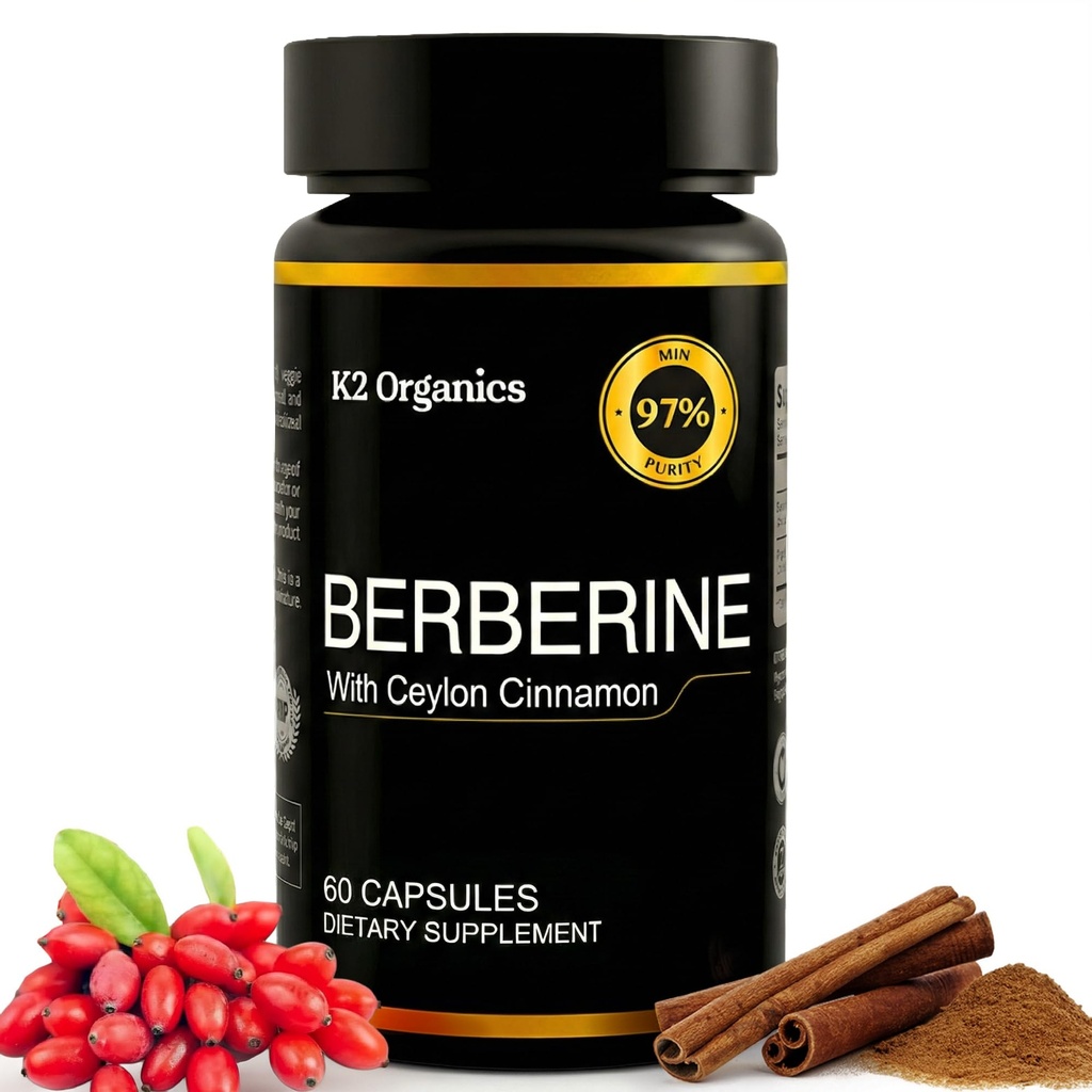 Berberine s Ceylon škoricou 1200mg (60 Kapsule) 