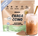 Renude Chagaccino - Chaga Mushroom Powder, Mushroom Coffee Drink Mix s adaptogénmi, prírodnou energiou a imunitnou podporou, Vegan, Keto, Zero Calorie Mushrom Blend Powder - 15 Služieb