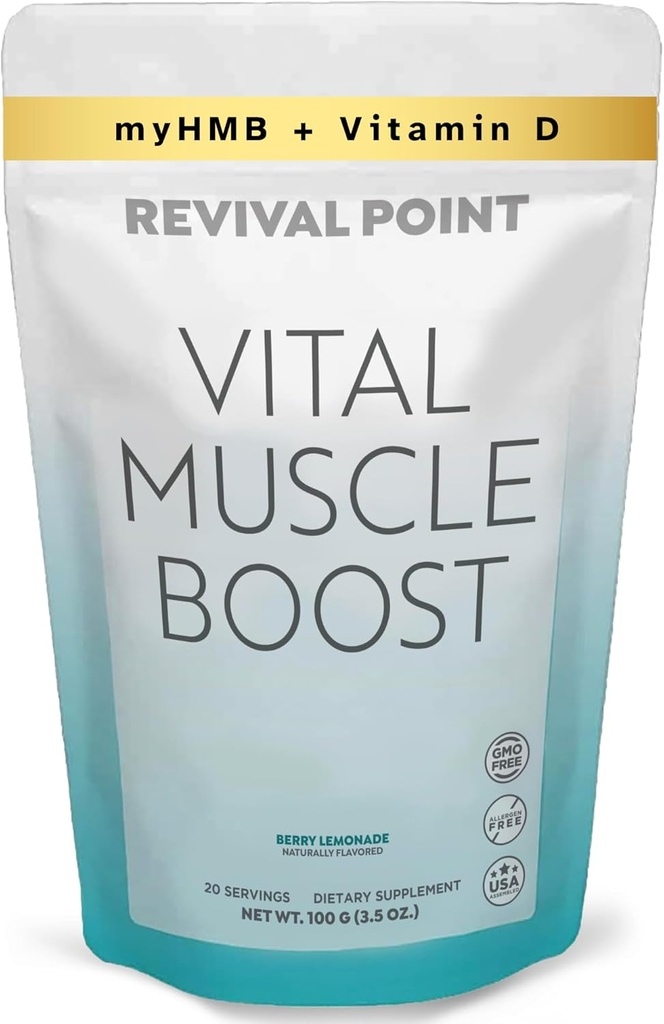 Vital Muscle Boost- Premium myHMB a vitamín D3 doplnok pre dospelých