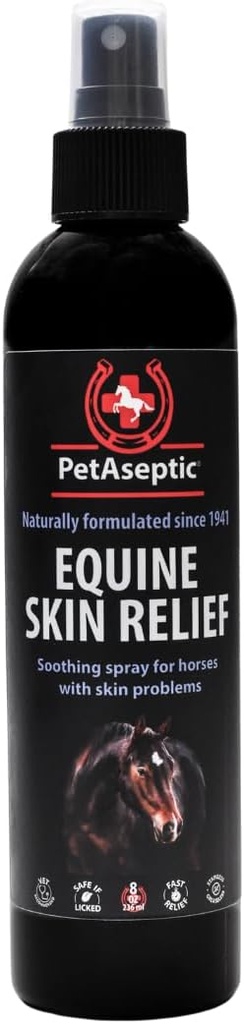 Equine Skin Relief Spray pre kone 