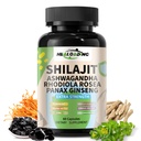 Himalayan Shilajit Kapsule:Vyživené Himalayan Shilajit extrakt - Natural Energy & Stamina Support-Vegan, Non-GMO Ancient Fulvic Acid & Humic Acid Natural 60 Kapsule
