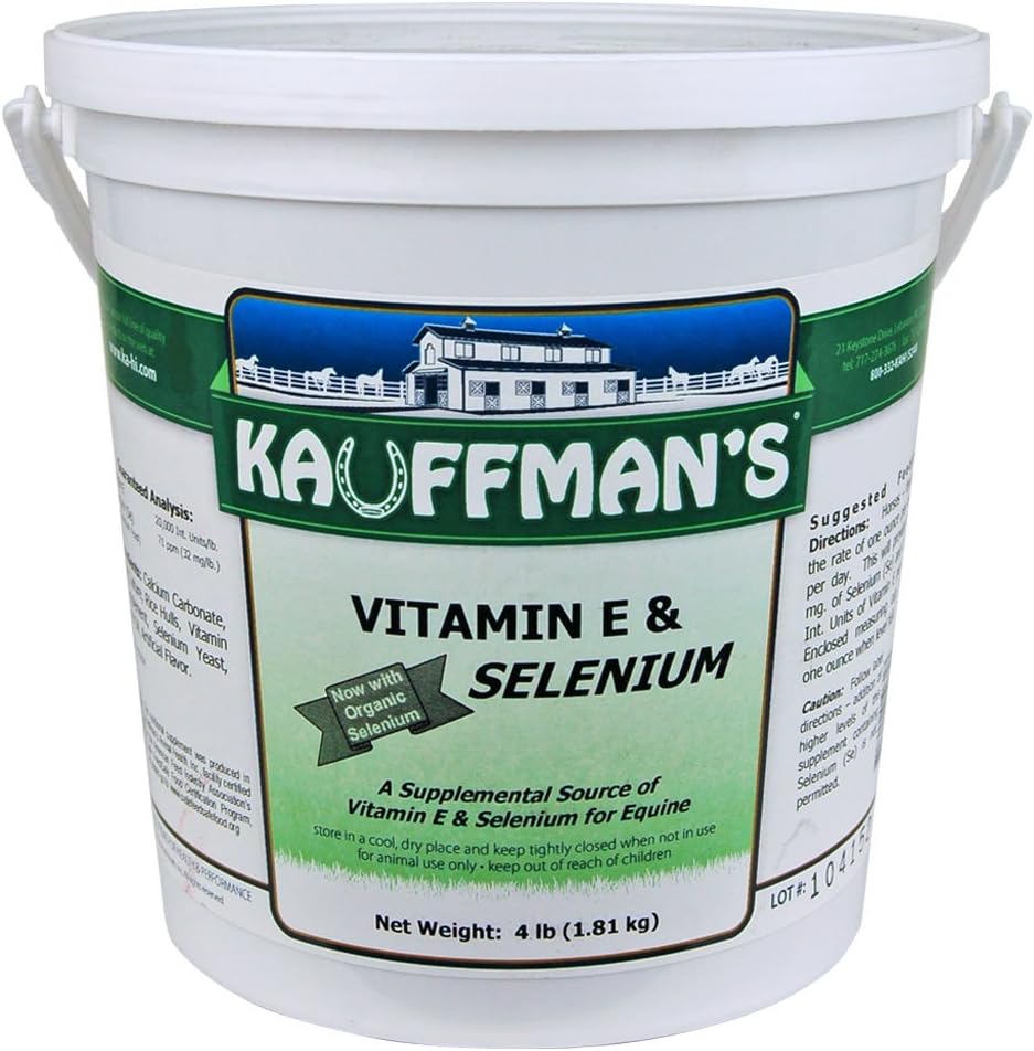 Kauffman's Animal Products Vitamín E a selén prášok 4 lb
