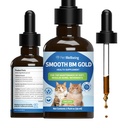 Pet Wellbeing Hladké BM Gold pre mačky - Jemné Zápcha Relief pre Felines - Prírodné bylinné doplnok 2 oz (59 ml)