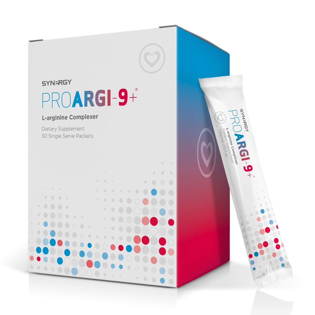 Synergy ProArgi-9 Plus L-Arginín Complexer Dietar Supplement - Mixed Berry - 30 paketov