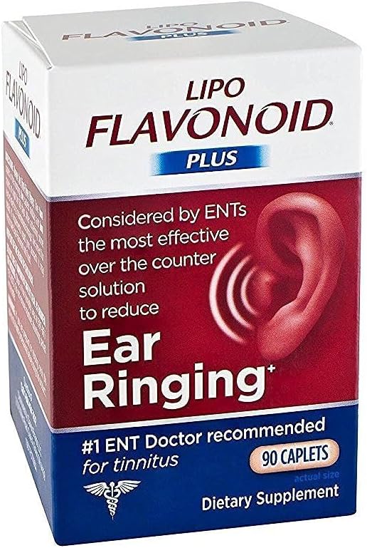 Lipo Flavonoid Plus Inner Ear Health Caplets, 90 Počet