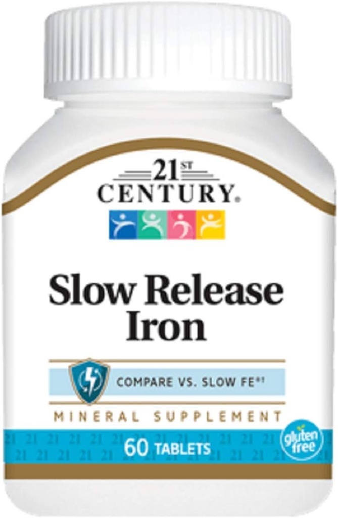Slow Release Iron, Tablets 60 ea Pack of 6