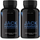 Rize laboratóriá - Jack Hammer Libido Booster Doplnok pre mužov, Výkonný všetky prírodné vzorec pre zlepšenie výkonu (120 Kapsule)