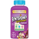Flintstones Vitamíny Kompletné guličky, Deti Vitamíny pre batoľatá a deti, Deti Multivitamínové Gummy s vitamínom A, B6, B12, C, E a Zinok, 180 Počet