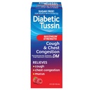 Diabetická dusené DM maximálna sila Kašeľ a kongescia hrudníka Relief Liquid Cough Sirup, Safe for Diabetics, Berry Ochutené, 4 Fl Oz (Súprava 1)