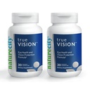 NatureCity True-Vision Eye Health Supplement - Plant-Based Lutein a Zeaxantin s vysokou potenciou Saffron 20mg - Blue Light Protection, Support Central and Night Vision (60 Veggie Capsules)