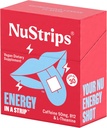 NuStripsTM Fast-Disolving Energy Strips with 50mg Caffeine, L-Theanine & Vitamín B12 