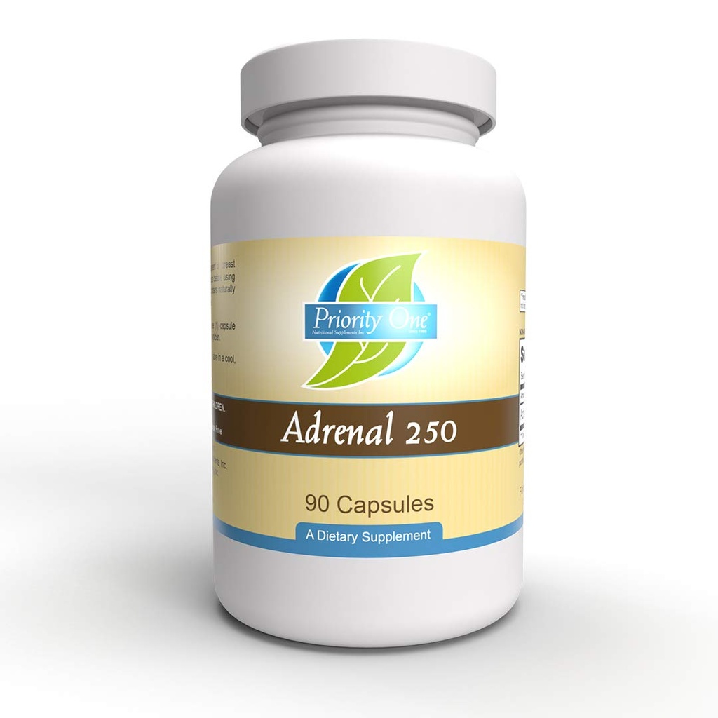Priorita Jeden Vitamíny Adrenal 250mg 90 Kapsule Adrenal Podpora