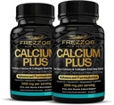 FREZZOR Vápnik Plus s UAF1000+ Super Antioxidant pre zdravie kostí a kostnej hustoty, podporuje zdravú telesnú hmotnosť, Optimálny pomer esenciálnych kostných minerálov, NZ Vyrobené, 180 caps, 2 mesiace dodávky