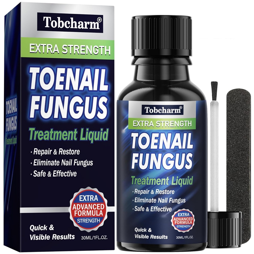 Tobcharm Toenail Fungus liečba extra sila, nechty huba liečba na nechty, huba nechty liečba, nechty huba liečba pre nechty (1oz)