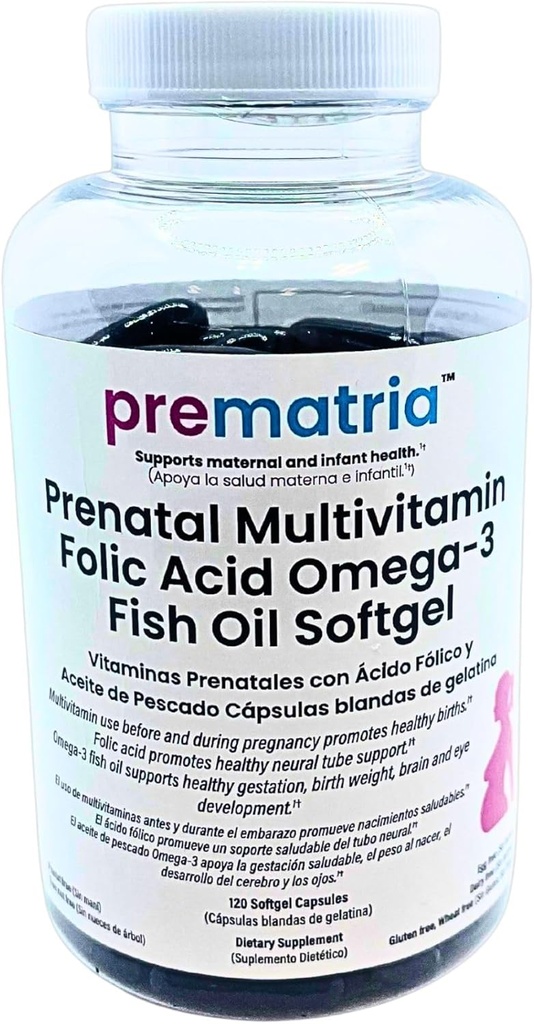 Prenatálny multivitamínová kyselina listová Omega-3 rybí olej Softgel
