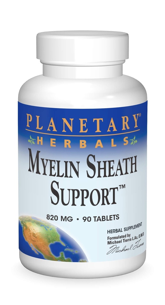 Planetárne bylinné Myelin Sheath Tablety podporu, 90 Počet