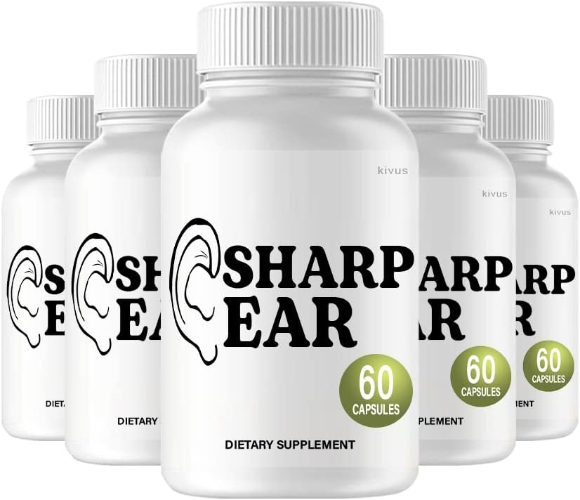 (5 balenia) Sharp Ear - Sharp Ear Advanced Tinnitus podpora doplnok (300 kapsúl)