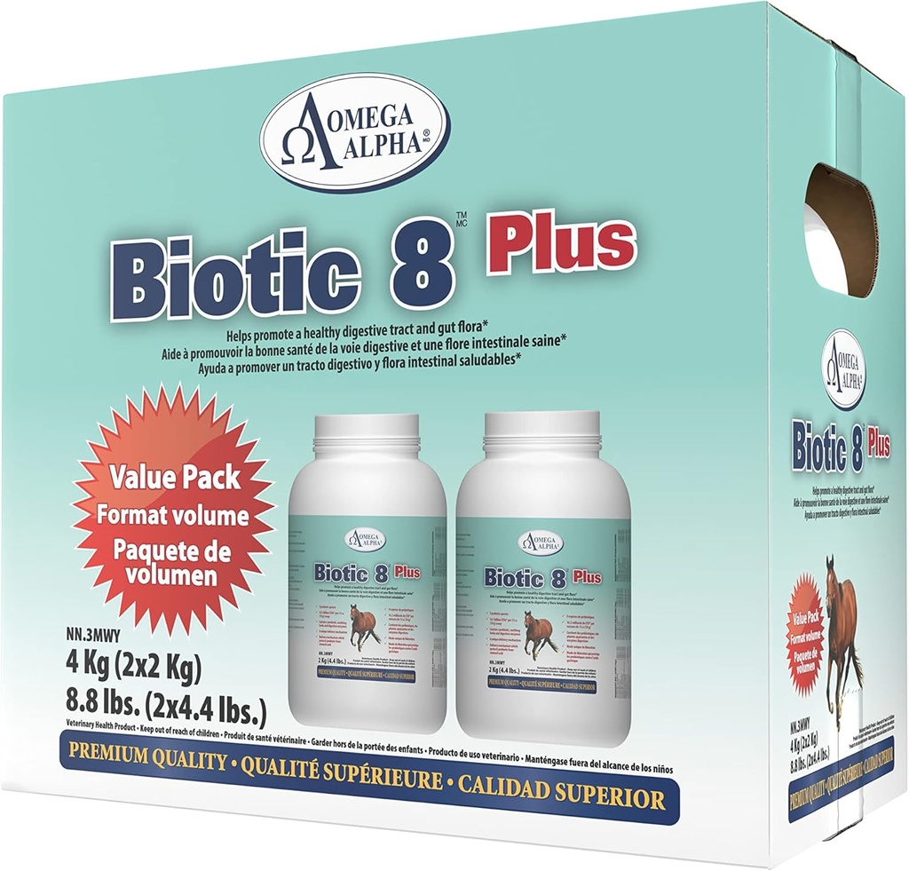 Omega Alpha Biotic 8 Plus 8,8lbs (2 X 4.4lbs.) pre kone