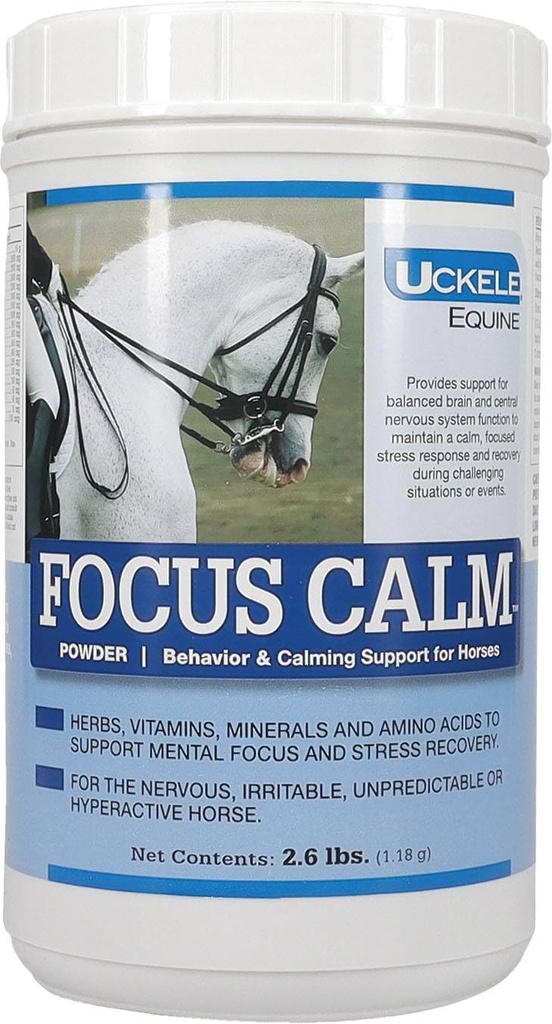 Uckele Focus Calm Horse Supplement - Pokojné a správanie Doplnkové pre kone - Konské vitamíny a minerály Supplement - 2,6 libra (lb)