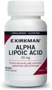 Kirkman - Alpha Kyselina lipová 50 mg - 90 kapsúl - Silný antioxidant - chráni pred škodlivými radikálmi - Hypoalergénna