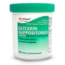 USP 2g Glycerin Laxatives Suppository 100 Adult Size Laxative Suppository for Men and Women 