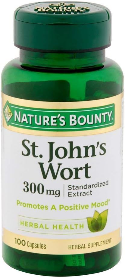 Nature's Bounty St. John's Wort 300 mg Kapsule 100 ea (Pack of 7)