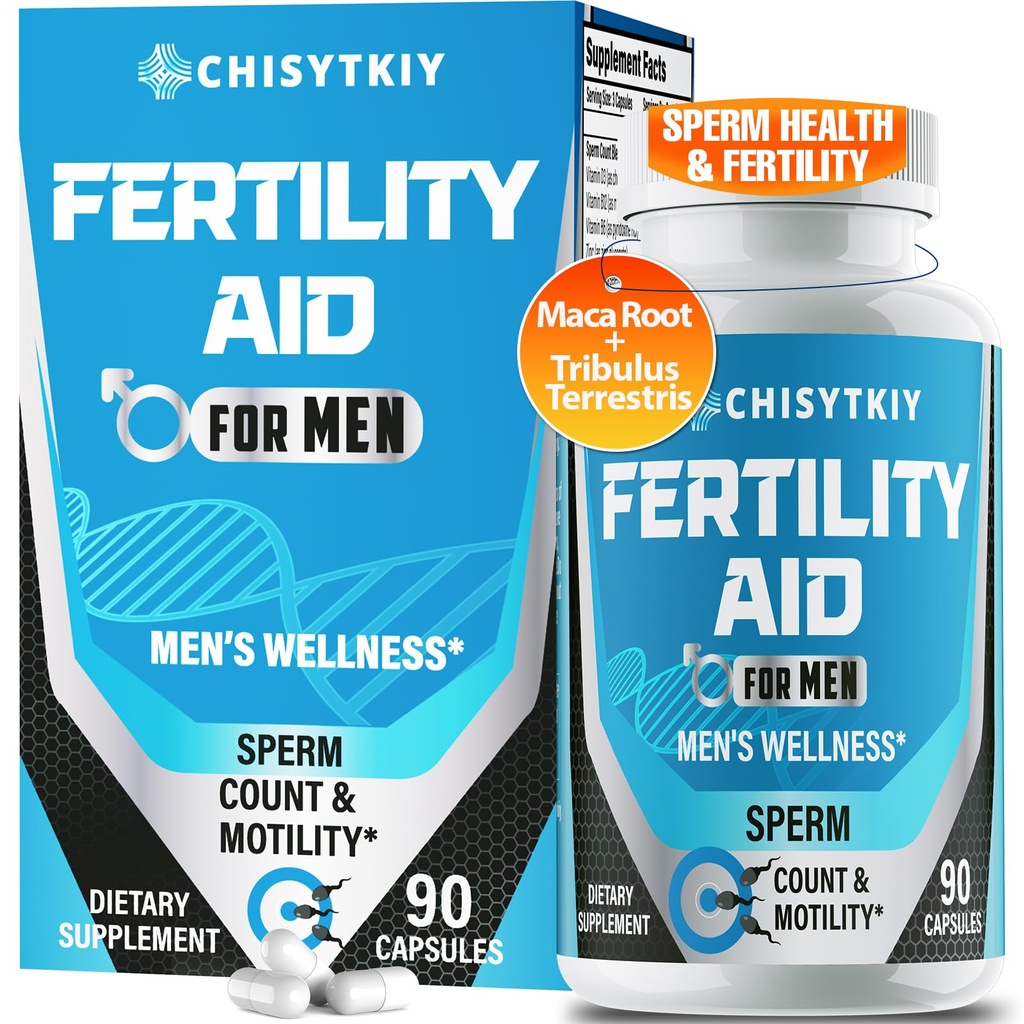 Mužská plodnosť Doplnky, Advanced Fertility Supplement pre mužov Optimálne Sperm Count Motility & T-Level s Maca Root, Tribulus Terrestris, Zinok, CoQ10, Pre Conception pre neho, 90 Caps