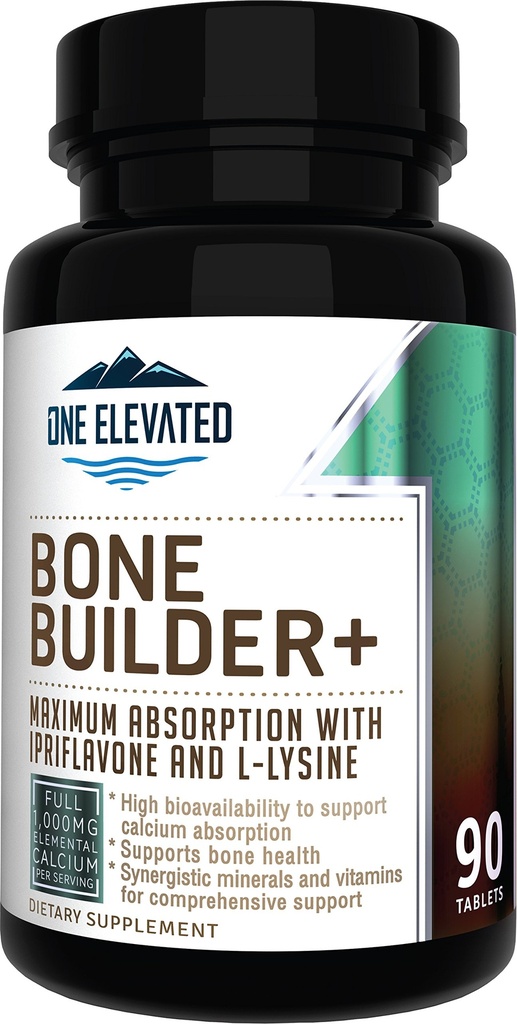 Komplexné Bone Builder vápnik doplnok. Formulované s vysokým stupňom vápnika - karbonan/Hydroxyapatit/citrát, horčík, zinok, D3. Pracuje v Sync pre optimálne zdravie kostí a silu kostí.