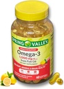 Omega 3 1000mg- Rybí olej 60 softgels (Pack of 1)