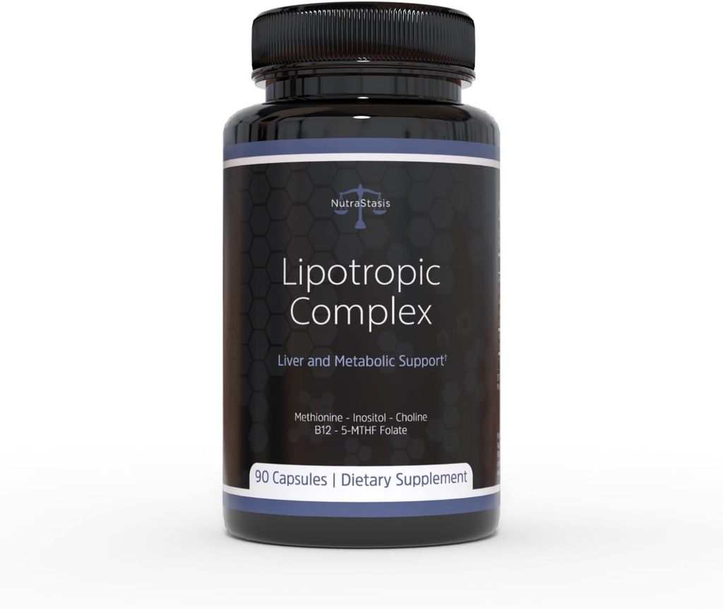 Lipotropný komplex MIC B12 - Metylovaný B12, B9, Inozitol Choline Metionin - Podpora a detoxikácia pečene, Podpora metabolizmu, strata hmotnosti, Hormonálna rovnováha