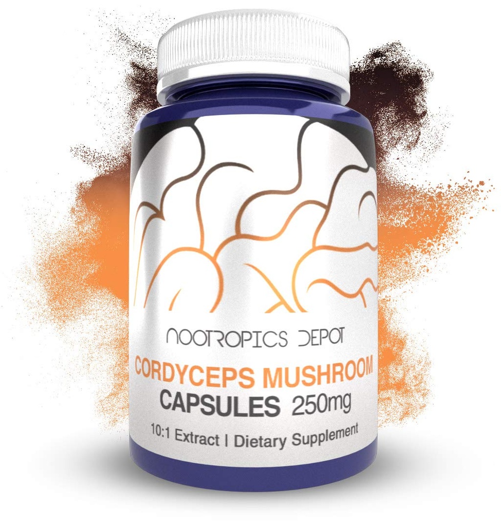 Nootropics Depot Cordyceps Mushrom Capsules 