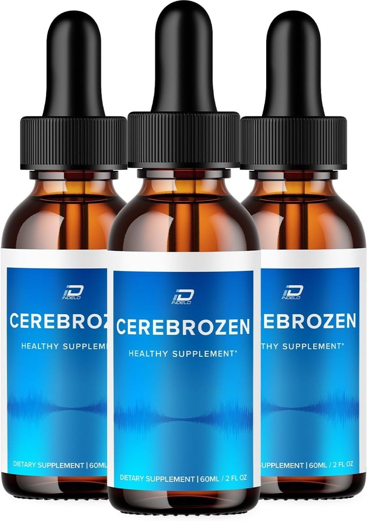 Cerebrozen Tinnitus Ušné kvapky - Cerebrozen 24, Cerebrozen Tekuté kvapky, Cerebrozen Recenzie, Cerebrozen kvapky pre úľavu od ucha (3 balenie - 180 ML)
