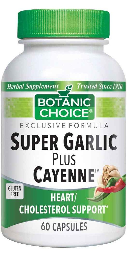 Botanická voľba Super Cesnak Plus Cayenne, 60 kapsúl
